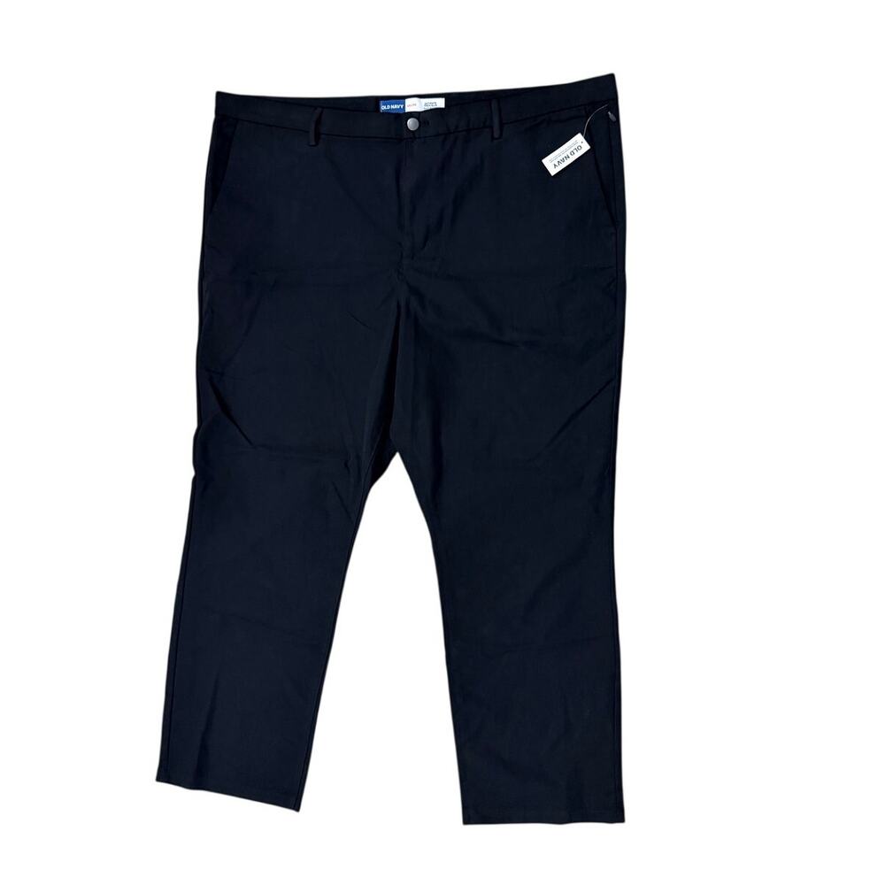 NWT Old Navy Men 46x30 Black Ultimate Tech Slim Built-In Flex Pants